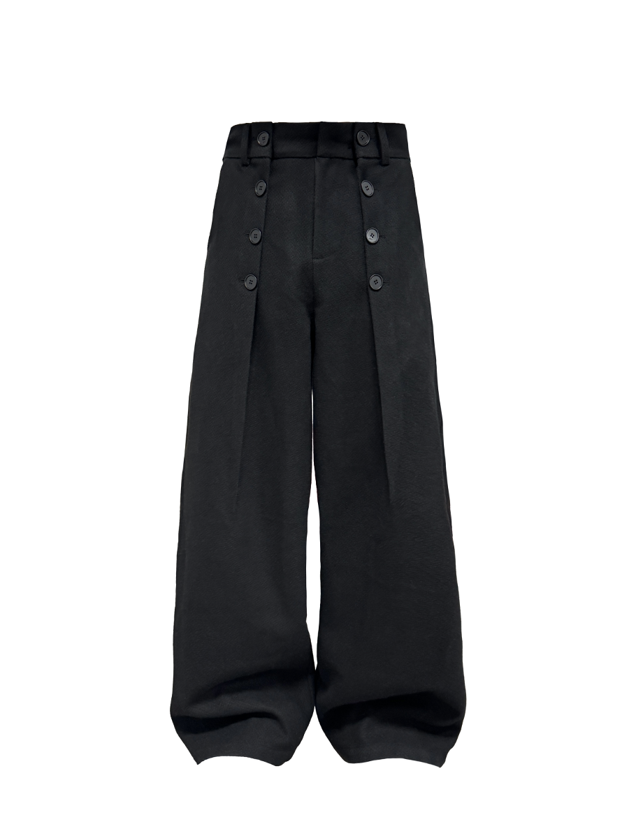 パンツ JCAESAR STUDIO WOOL SLACKS JCAESAR BUTTON PANTS – jcaesarclo