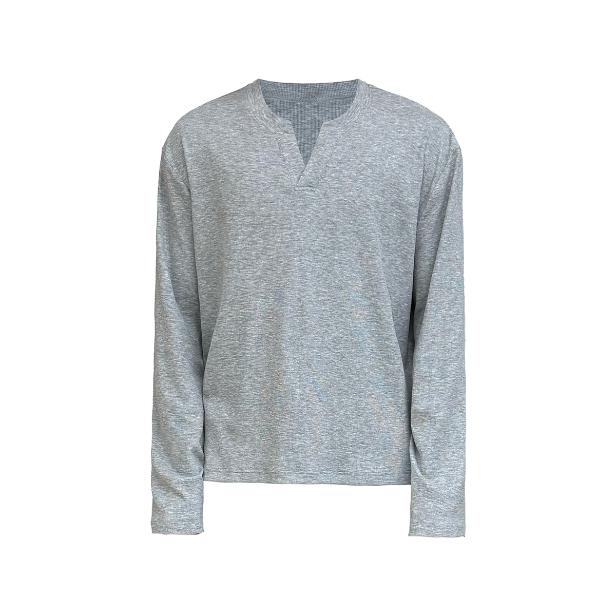 JCAESAR Long-Sleeve V-Neck Knit Top