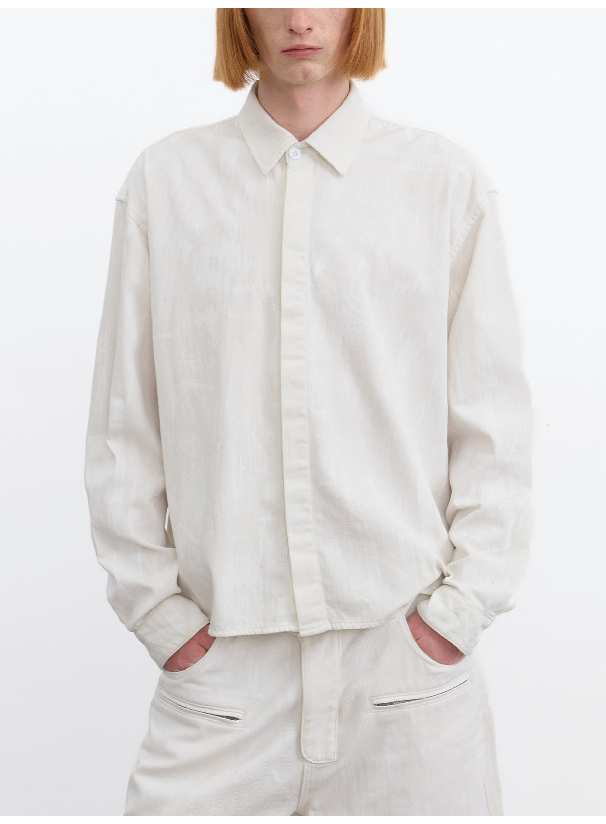 JCAESAR Coated Structured Long Sleeve Shirt – jcaesarclo