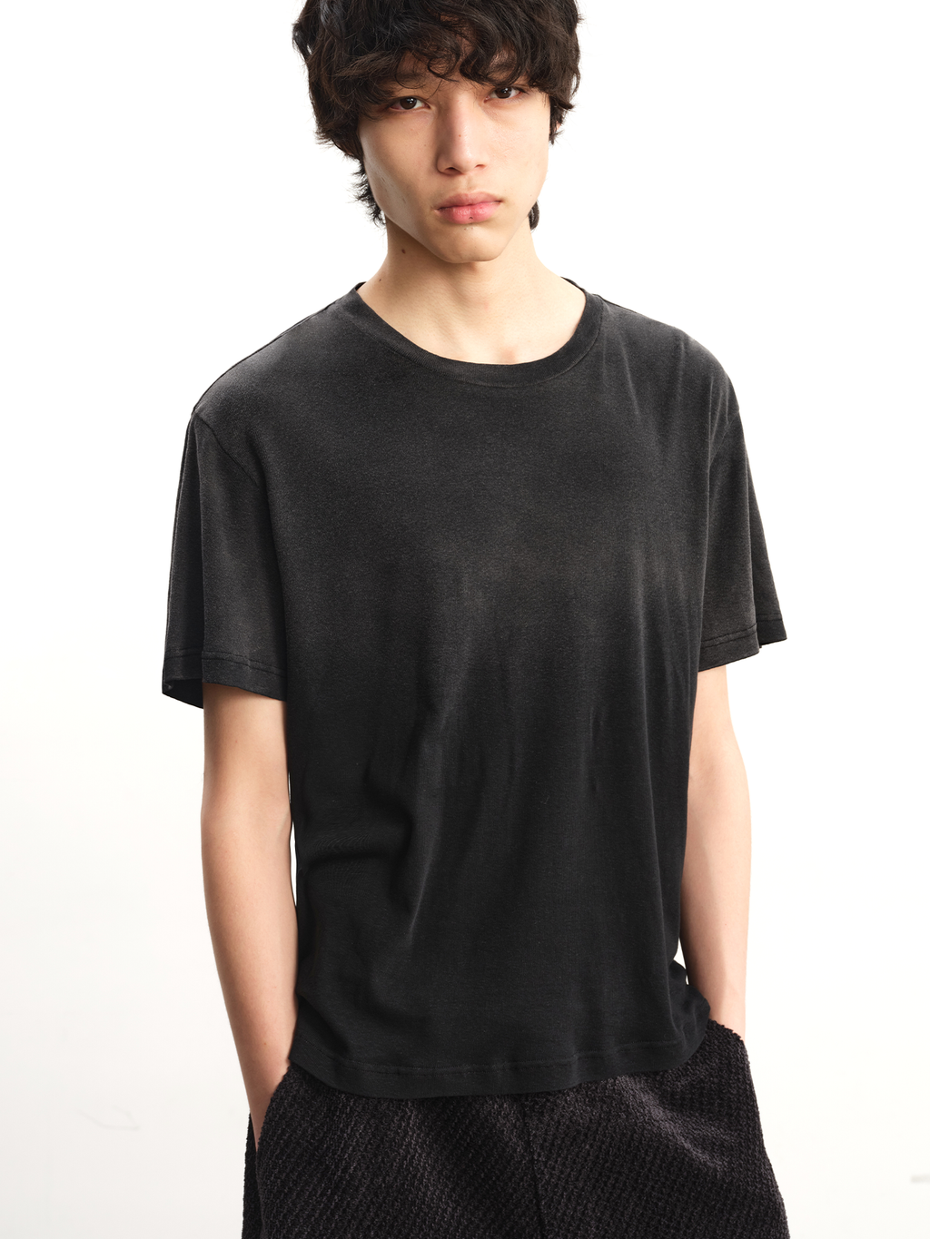 JCAEASAR Washed faded knit tee - Jcaesarclo