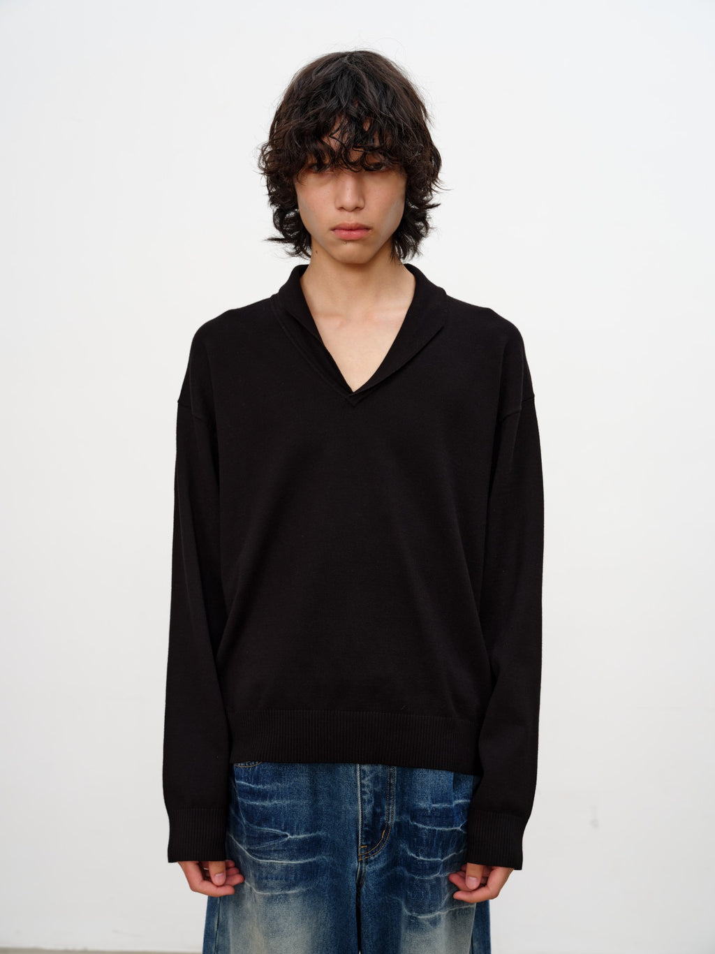 JCAESAR Seagull Collar Sweater - jcaesarclo