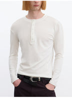 JCAESAR  Five-Snap Henley Long Sleeve