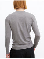 JCAESAR  Five-Snap Henley Long Sleeve