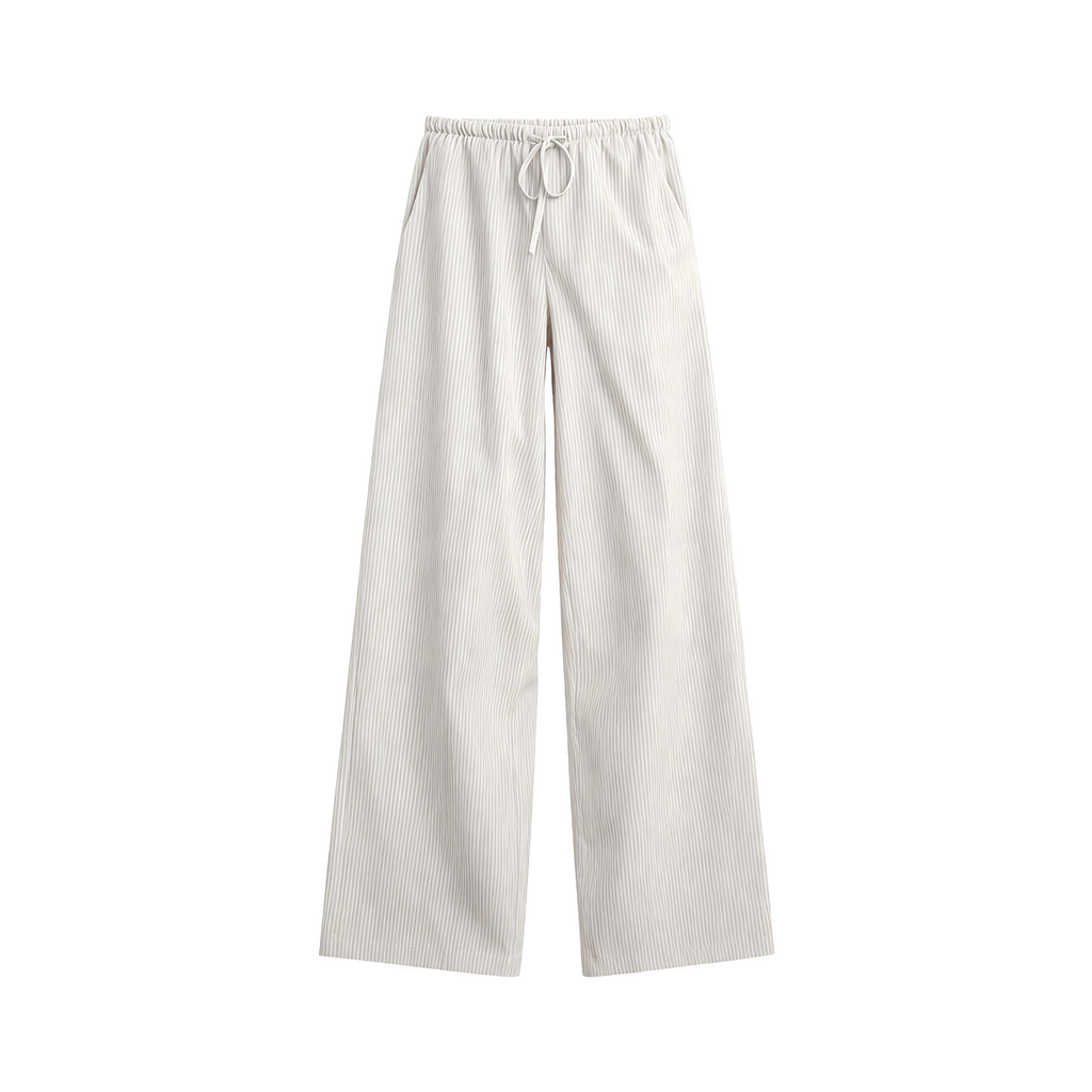 JCAESAR WOMEN Striped paratrooper trousers