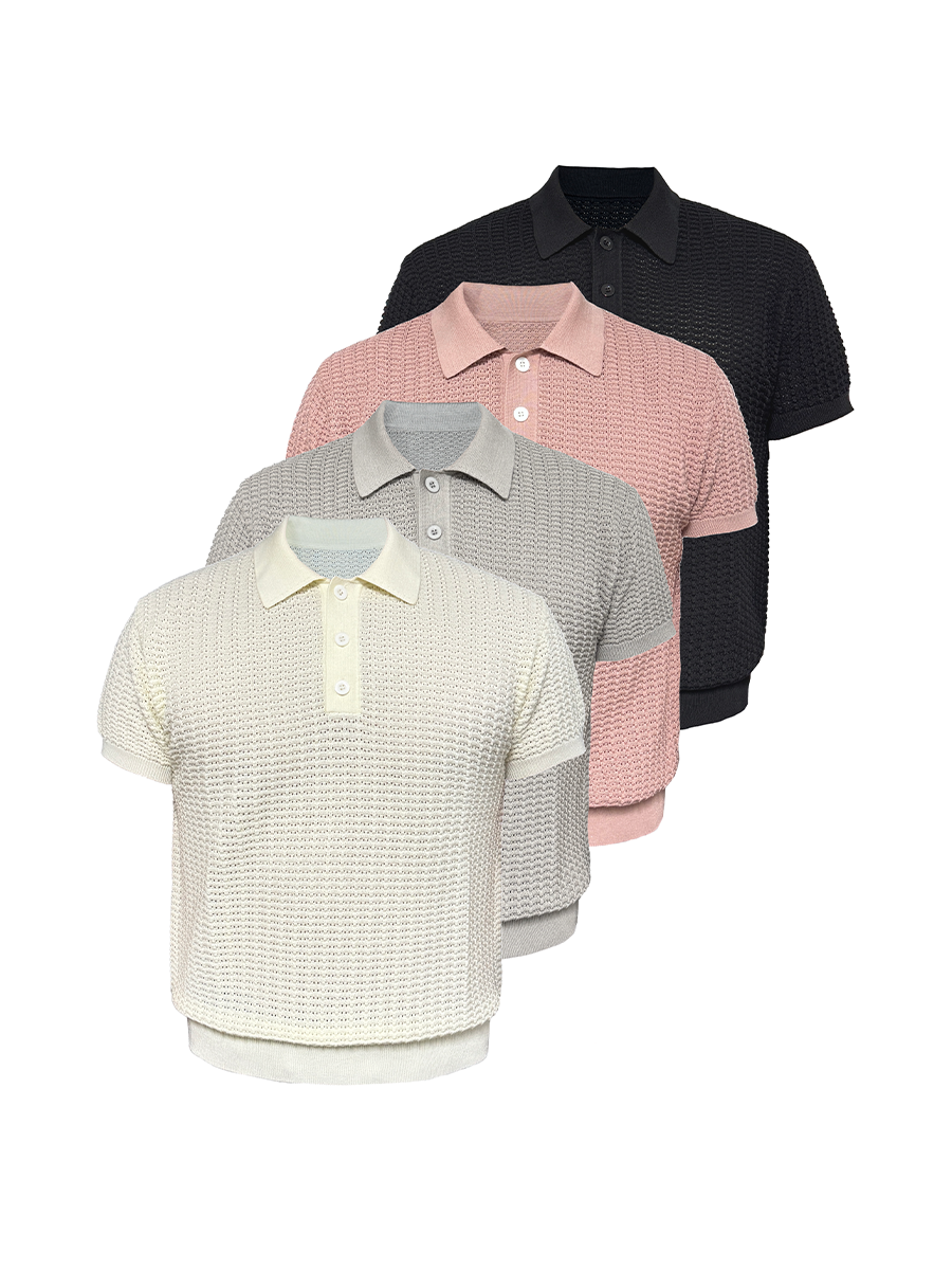 JCAESAR Hollow-out H-shaped Jacquard