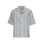JCAESAR One‑Piece Collar Striped Shirt - jcaesarclo