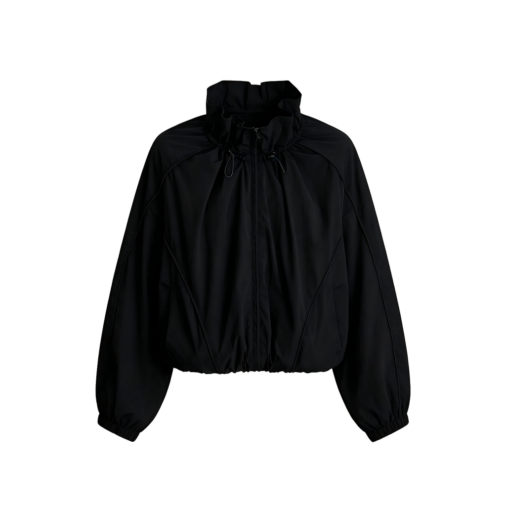 JCAESAR WOMEN Ruched puff sun-protection jacket