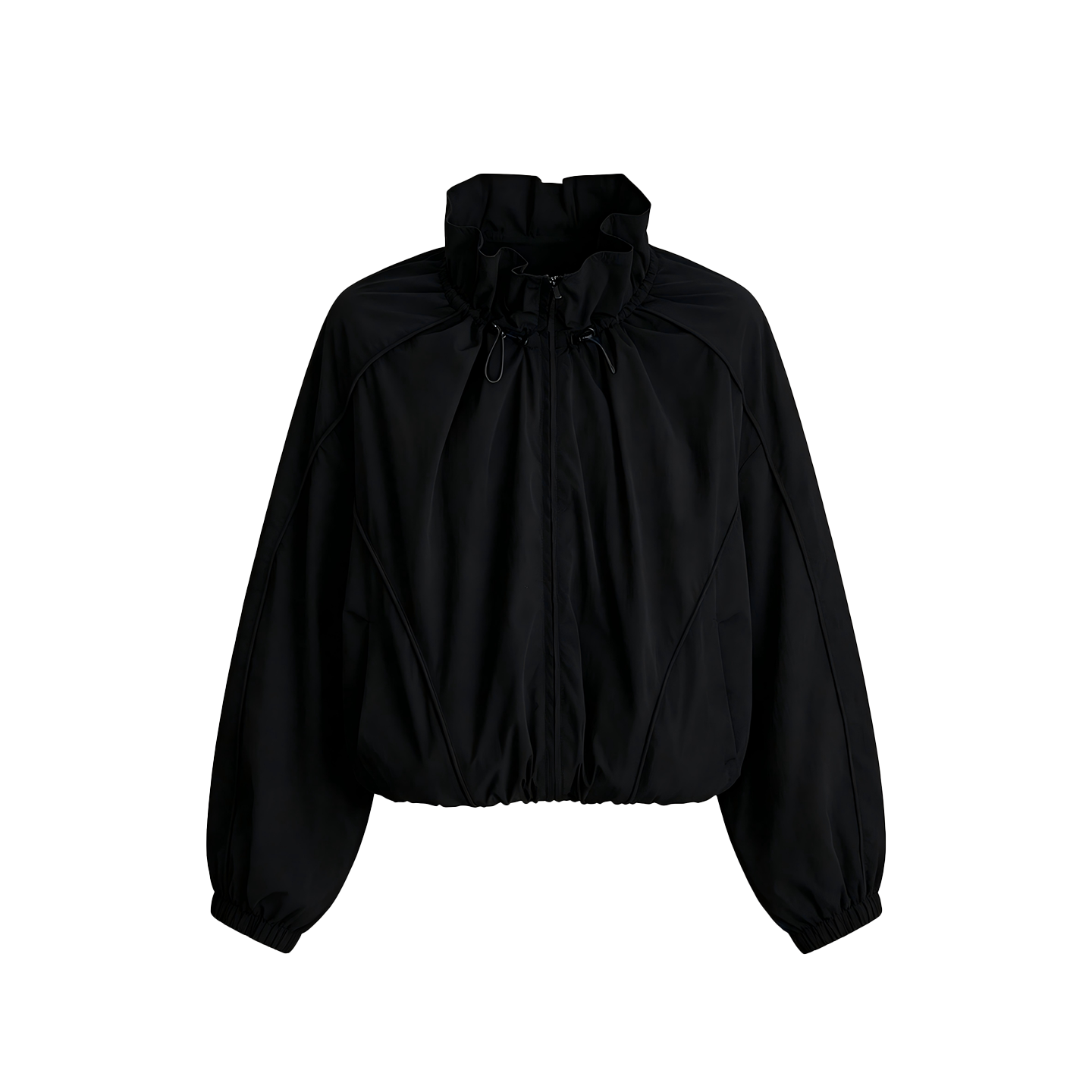 JCAESAR WOMEN Ruched puff sun-protection jacket