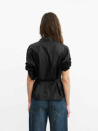 JCAESAR WOMEN Waxed adjustable‑waist shirt