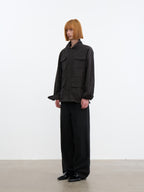 JCAESAR Aluminum‑thread detective jacket