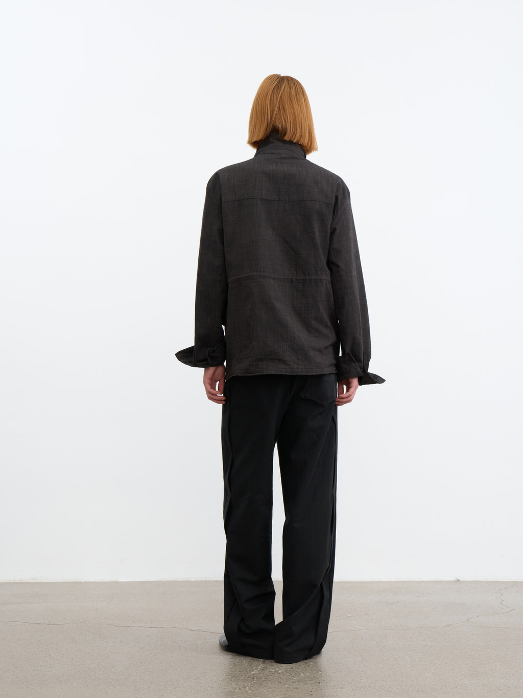 JCAESAR Aluminum‑thread detective jacket