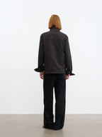 JCAESAR Aluminum‑thread detective jacket