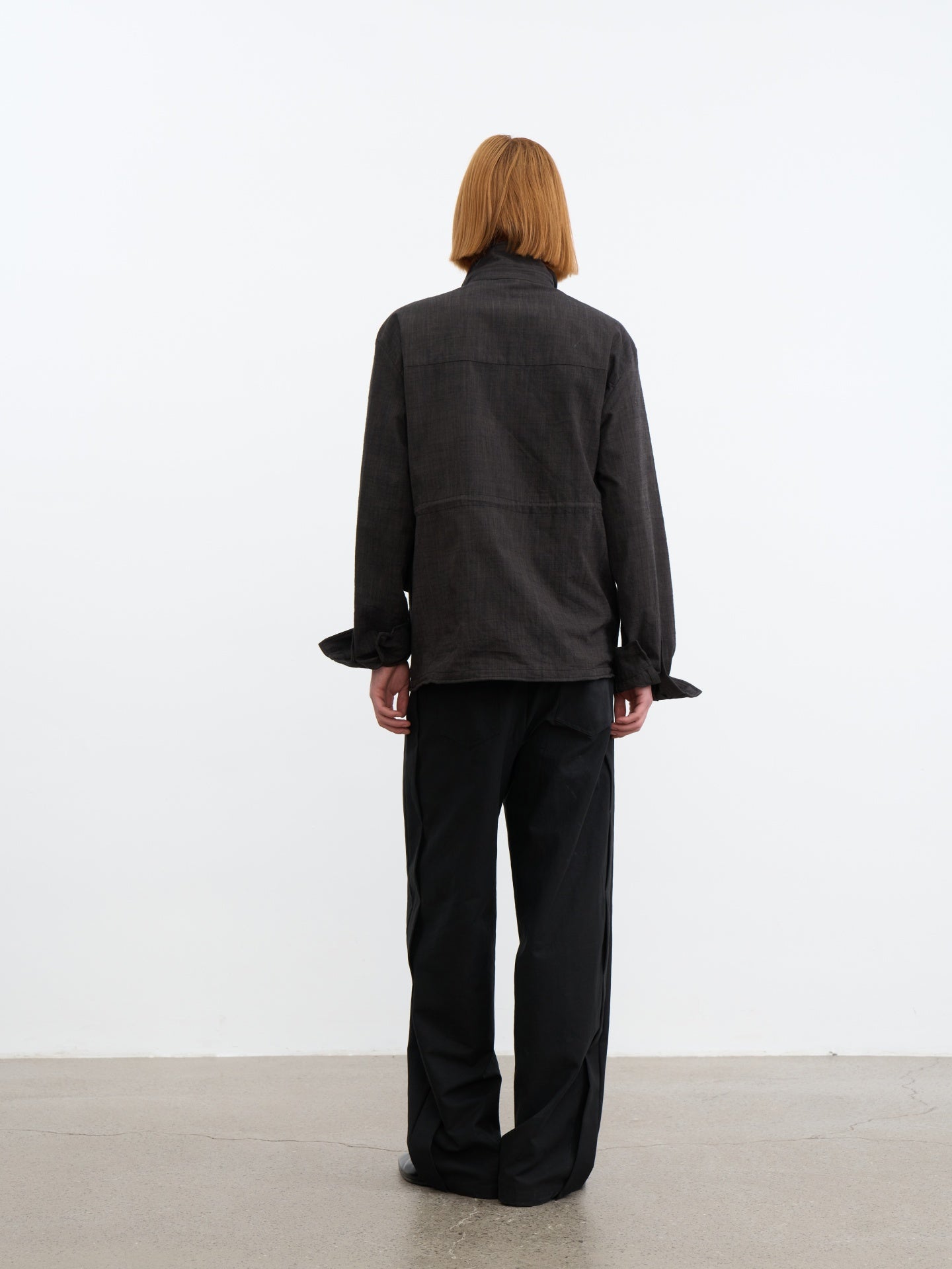 JCAESAR Aluminum‑thread detective jacket