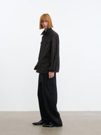 JCAESAR Side‑panel straight‑cut trousers