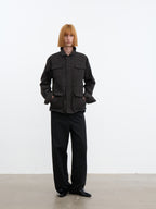 JCAESAR Side‑panel straight‑cut trousers