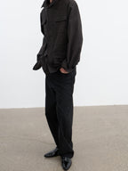JCAESAR Aluminum‑thread detective jacket