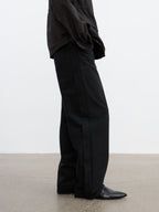 JCAESAR Side‑panel straight‑cut trousers