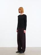 JCAESAR Side‑panel straight‑cut trousers