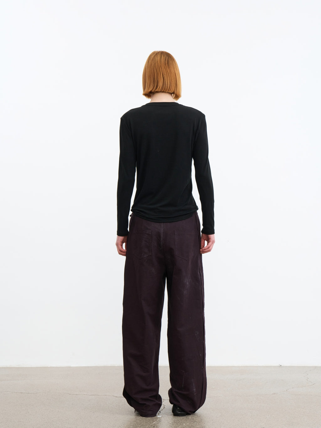 JCAESAR Side‑panel straight‑cut trousers