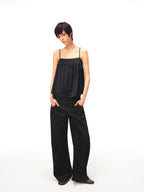 JCAESAR WOMEN Willow‑drape half‑placket cami