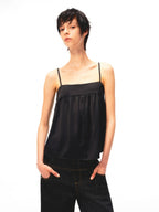 JCAESAR WOMEN Willow‑drape half‑placket cami