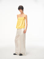 JCAESAR WOMEN Willow‑drape half‑placket cami