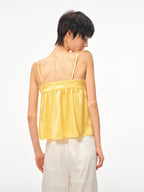 JCAESAR WOMEN Willow‑drape half‑placket cami