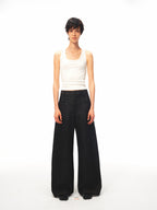 JCAESAR WOMEN Sail‑blade cut denim jeans