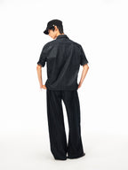 JCAESAR WOMEN Mid‑sleeve folded dandy shirt