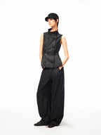 JCAESAR WOMEN Explorer Stand‑Collar Utility Vest