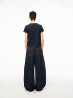 JCAESAR WOMEN Distressed Nautical Print T‑Shirt