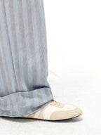 JCAESAR Wheat‑pattern low‑profile German trainer sneakers