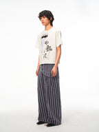 JCAESAR Rain Melody printed tee