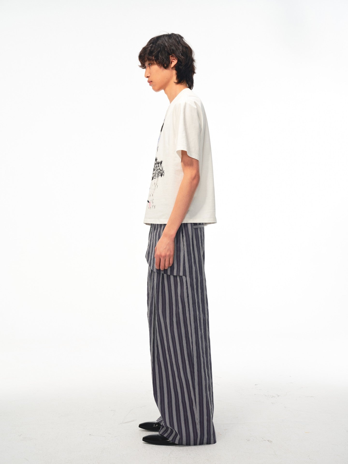 JCAESAR Rain Melody printed tee