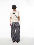 JCAESAR Rain Melody printed tee