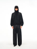 JCEASAR Hooded batwing sun‑protection jacket