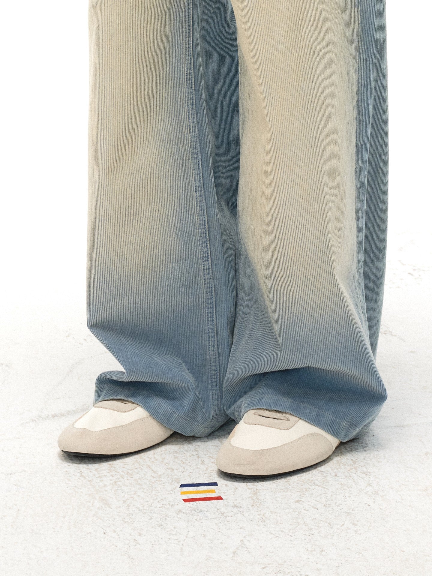 JCAESAR Wheat‑pattern low‑profile German trainer sneakers