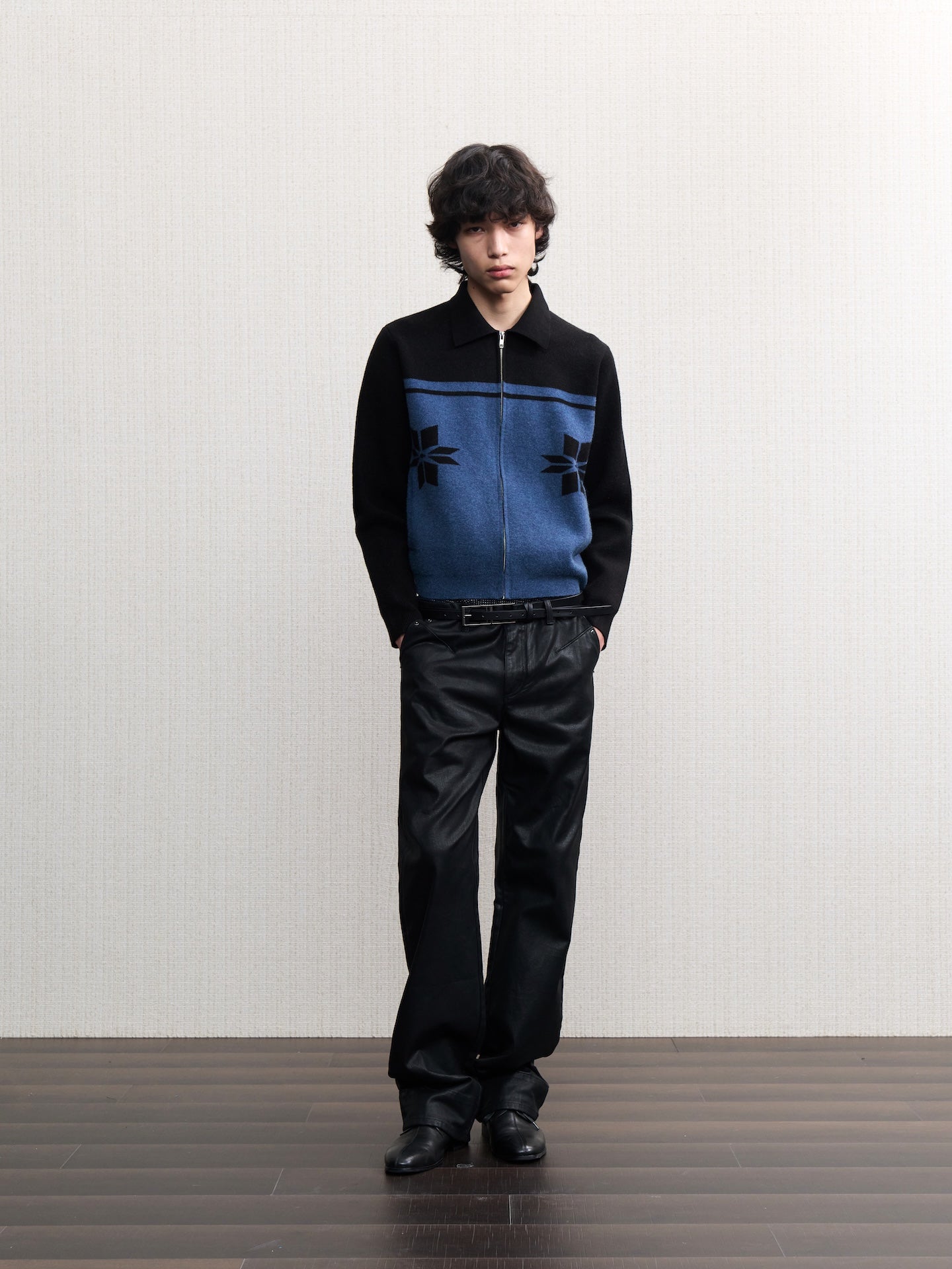 JCAESAR Snowflake knit sweater