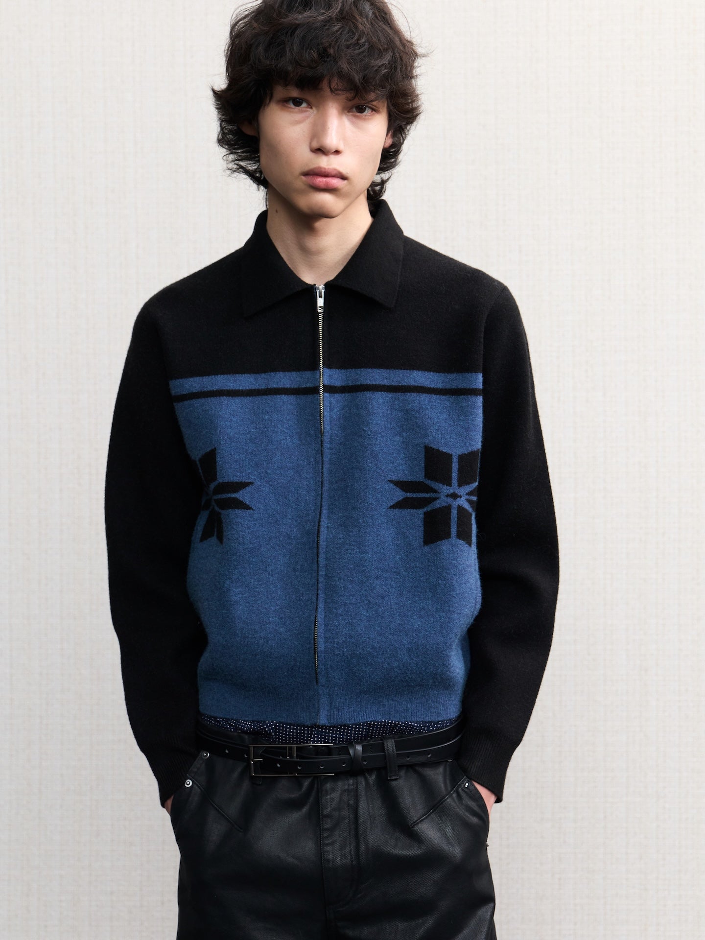 JCAESAR Snowflake knit sweater