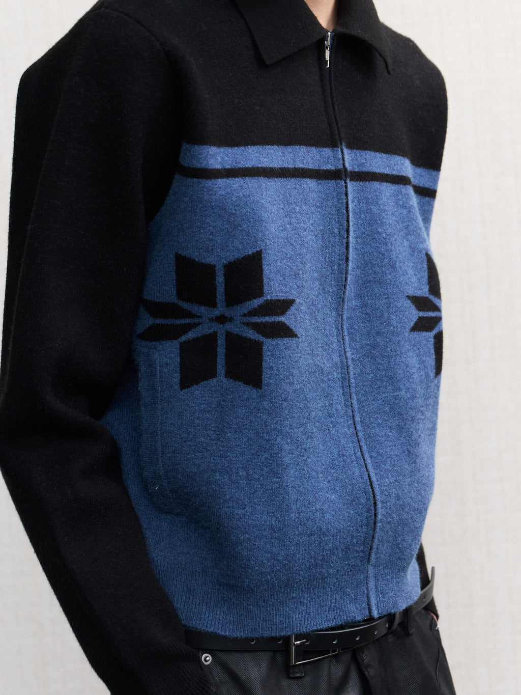 JCAESAR Snowflake knit sweater