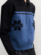 JCAESAR Snowflake knit sweater
