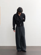 JCAESAR Power metallic‑thread hooded sweatshirt