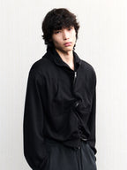 JCAESAR Power metallic‑thread hooded sweatshirt