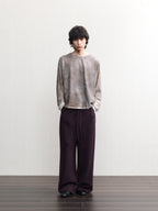 JCAESAR Oil‑stain dyed long‑sleeve shirt