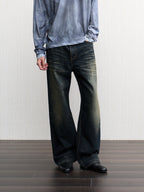 JCAESAR Vintage washed denim jeans