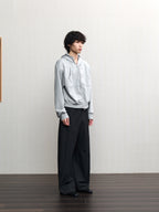 JCAESAR Power metallic‑thread hooded sweatshirt