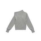 JCAESAR WOMEN Diagonal‑Shoulder Sweater - jcaesarclo