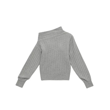 JCAESAR WOMEN Diagonal‑Shoulder Sweater - jcaesarclo