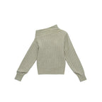 JCAESAR WOMEN Diagonal‑Shoulder Sweater - jcaesarclo