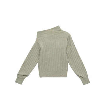 JCAESAR WOMEN Diagonal‑Shoulder Sweater - jcaesarclo